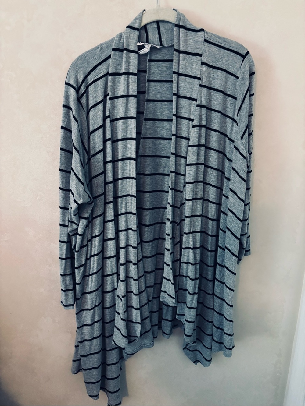 Canari Striped Open Front Cardigan